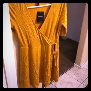 Mustard dress